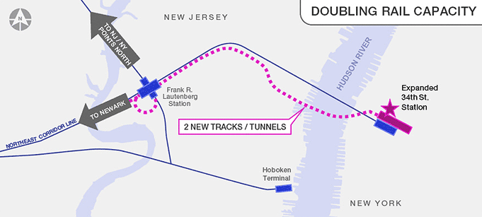 To Replace the ARC Tunnel, a Subway Extension to New Jersey? – The  Transport Politic